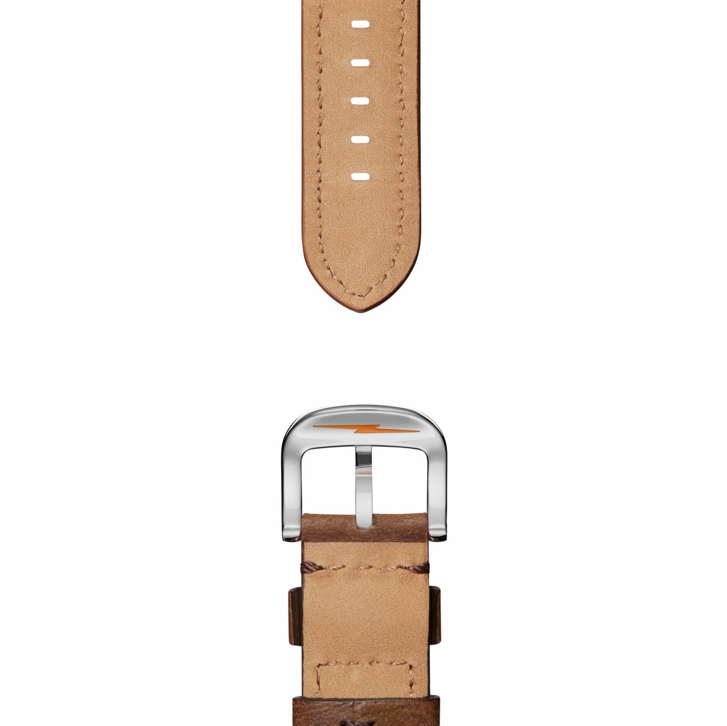 Shinola 20mm British Tan Leather Watch Strap (XL) | Shinola