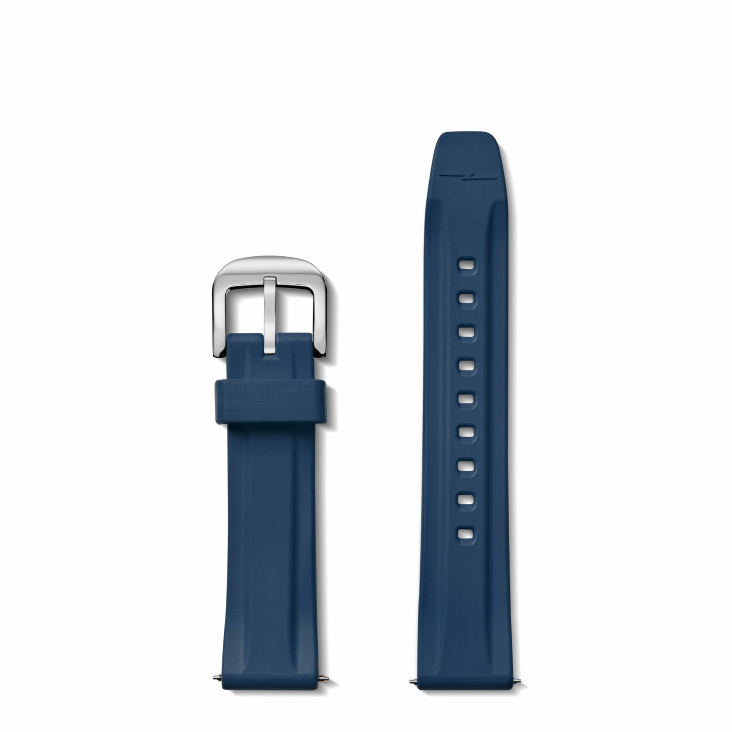 Shinola 20mm Midnight Blue Rubber Watch Strap | Shinola