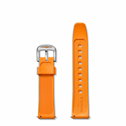 Shinola 20mm Orange Rubber Watch Strap | Shinola