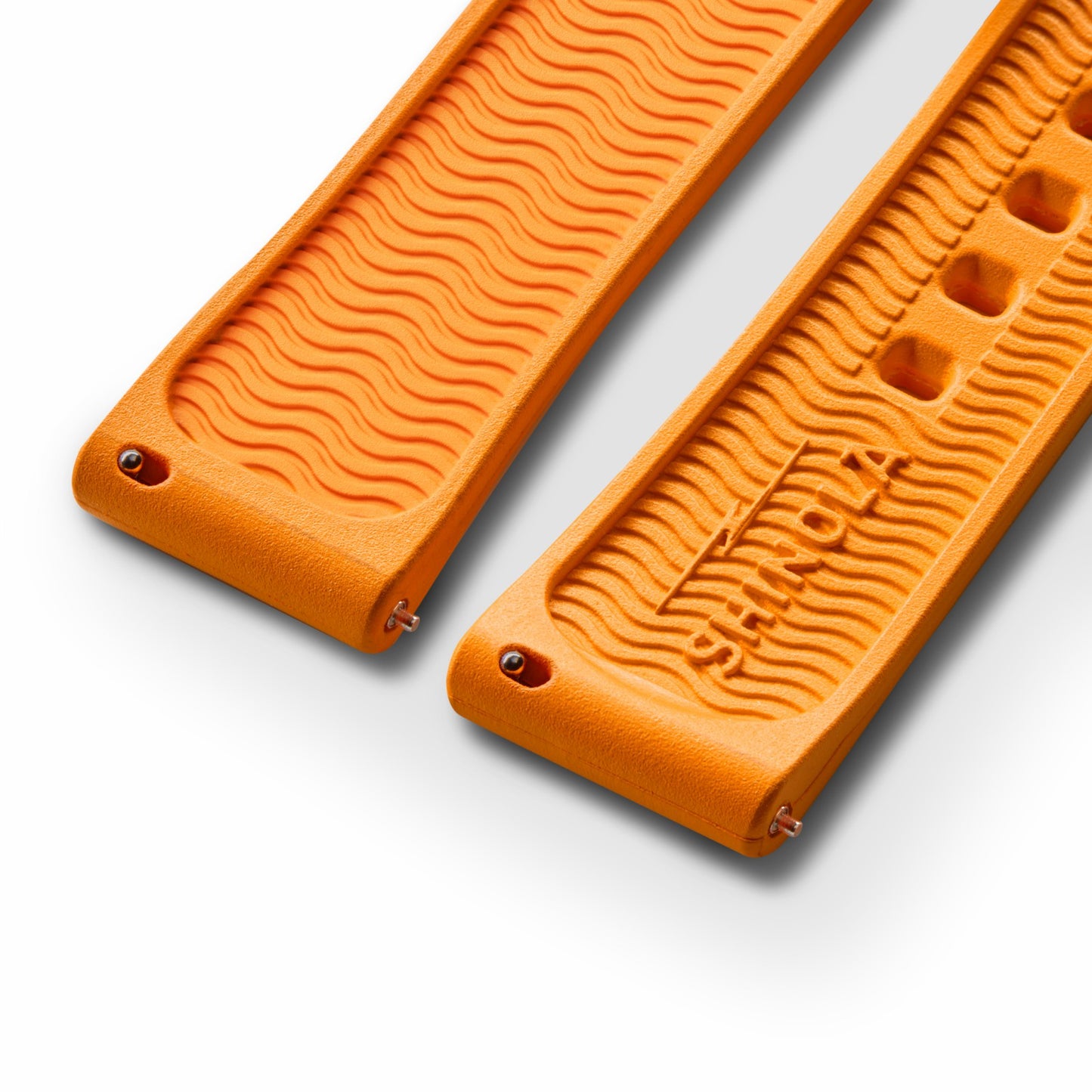Shinola 20mm Orange Rubber Watch Strap | Shinola