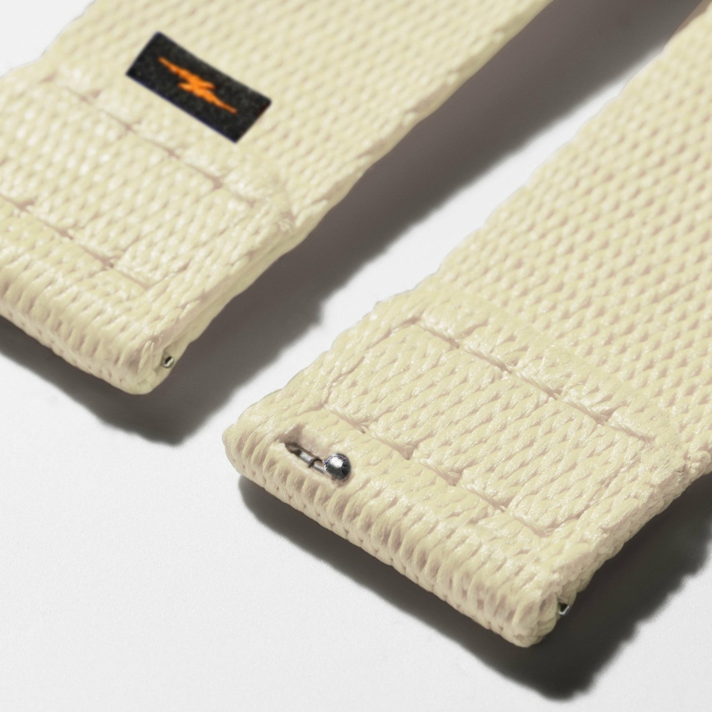 Shinola 20mm Cream Split Nylon Apple Watch Strap - Cream