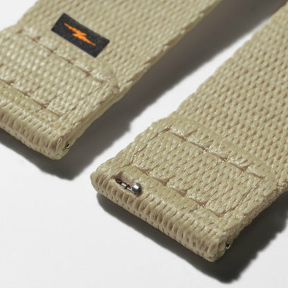 Shinola 20mm Tan Split Nylon Apple Watch Strap - Tan