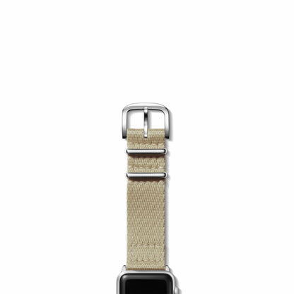 Shinola 20mm Tan Split Nylon Apple Watch Strap - Tan