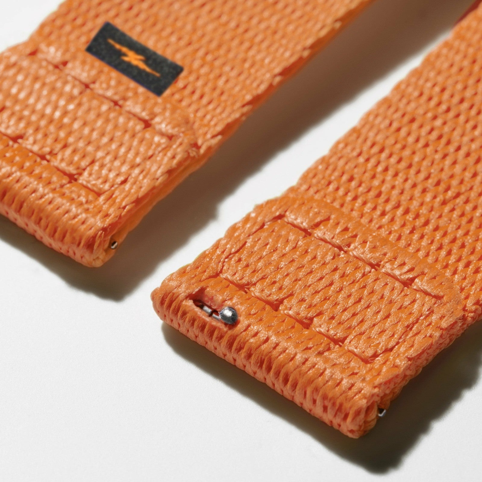 Shinola 20mm Orange Split Nylon Apple Watch Strap - Orange