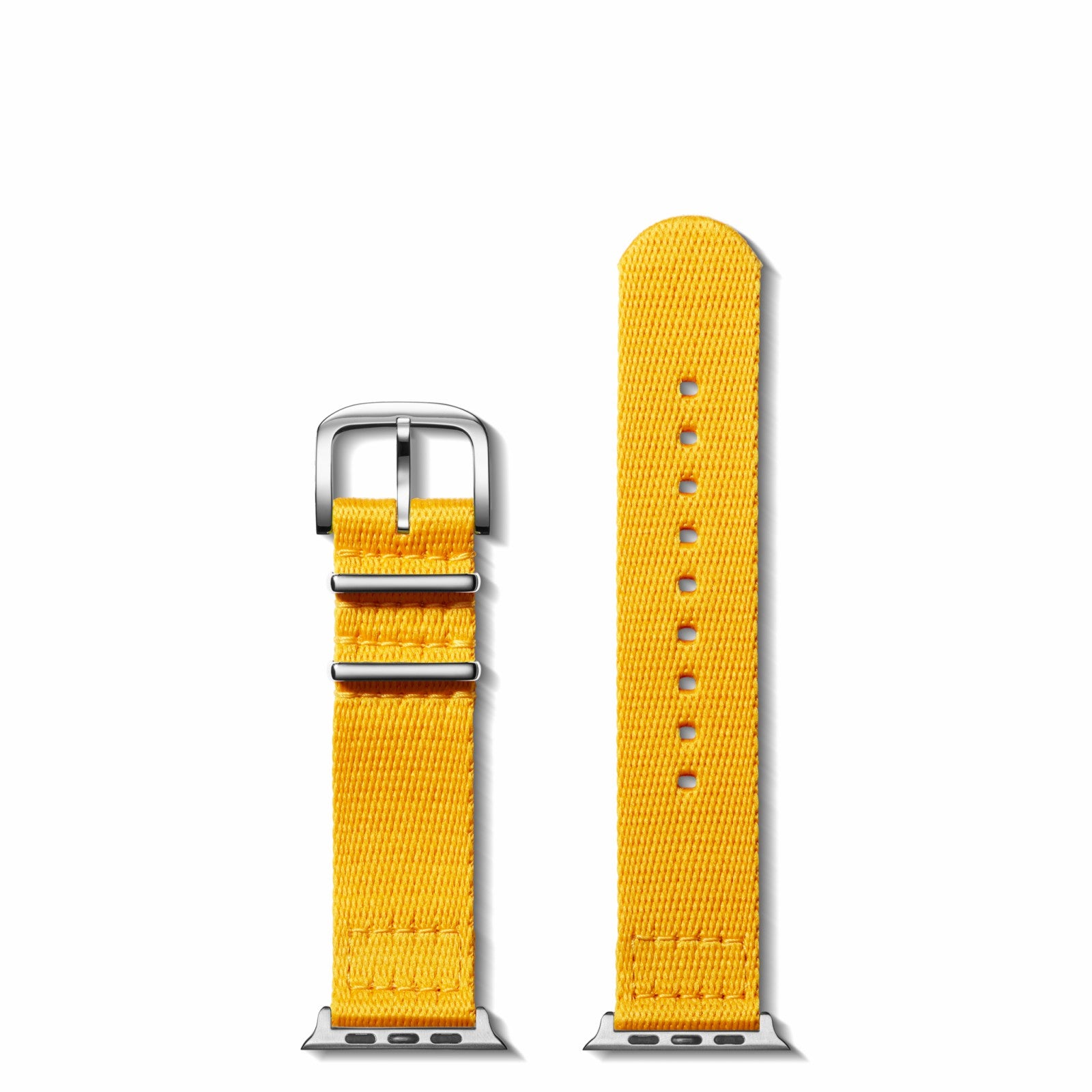 Shinola 20mm Yellow Split Nylon Apple Watch Strap - Yellow