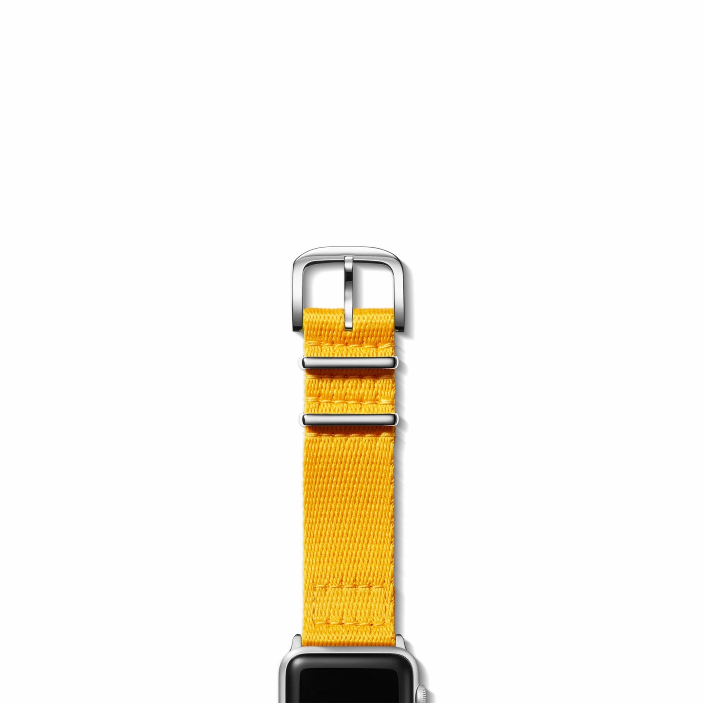 Shinola 20mm Yellow Split Nylon Apple Watch Strap - Yellow
