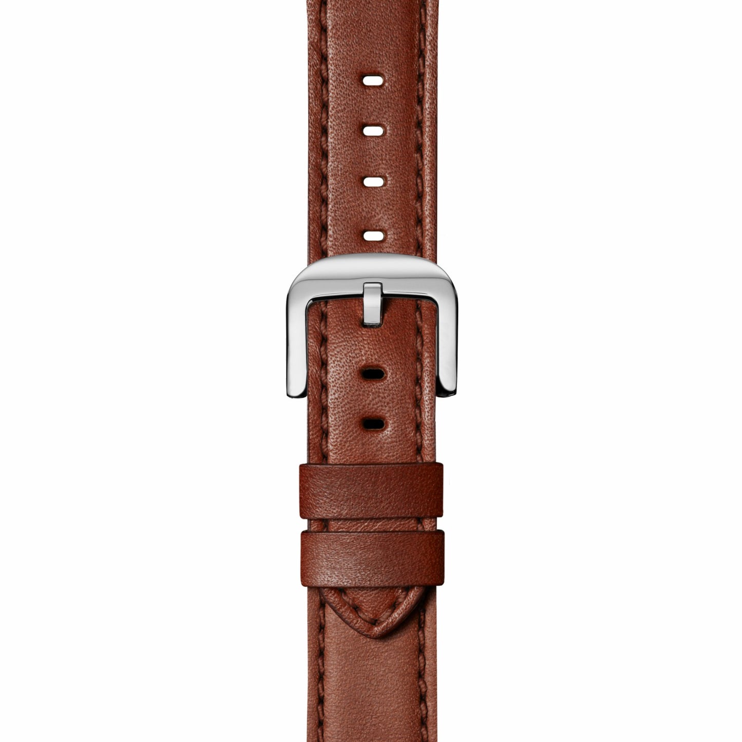 Shinola 20mm Dark Cognac Leather Watch Strap | Shinola