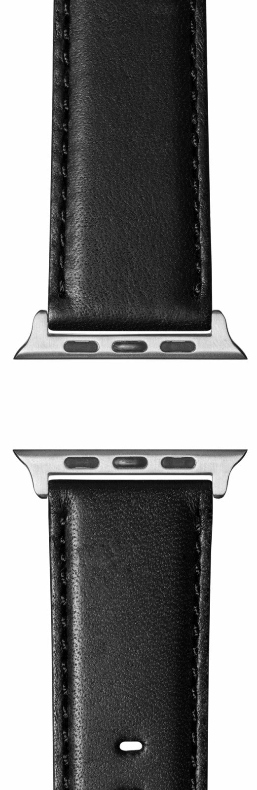 Shinola 20mm Black Leather Apple Watch Strap - Black