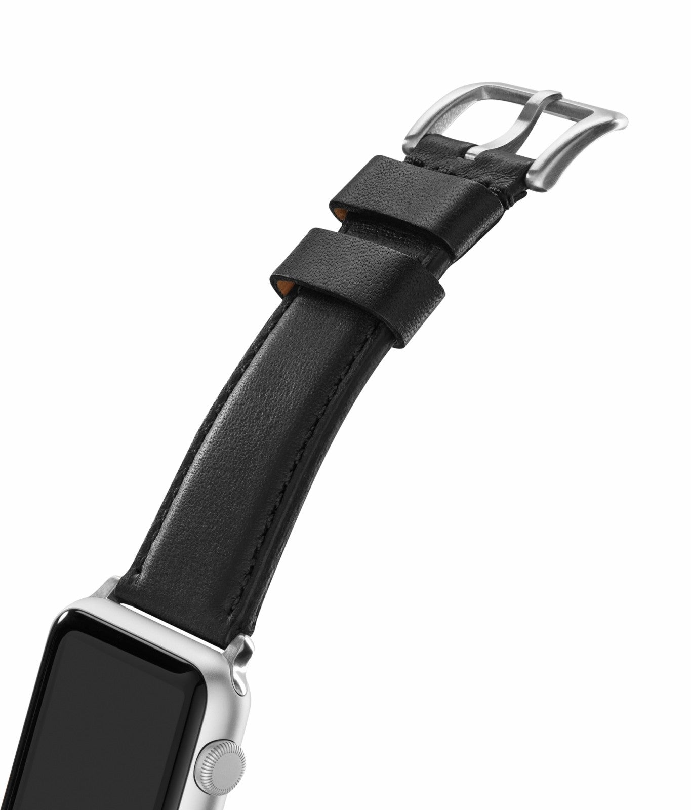 Shinola 20mm Black Leather Apple Watch Strap - Black
