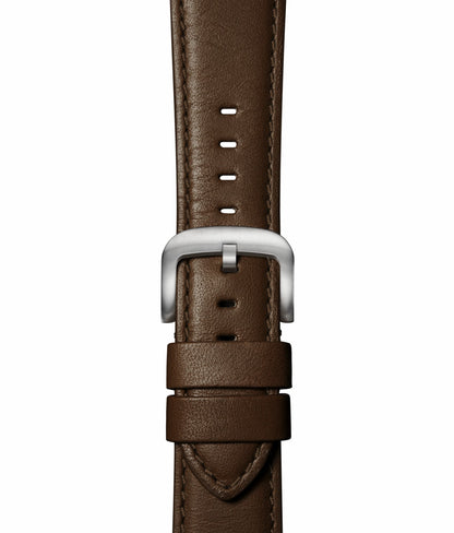 Shinola 20mm Black Leather Apple Watch Strap - Black