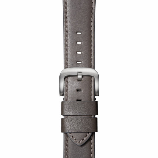 Shinola 20mm Heather Gray Leather Apple Watch Strap | Shinola