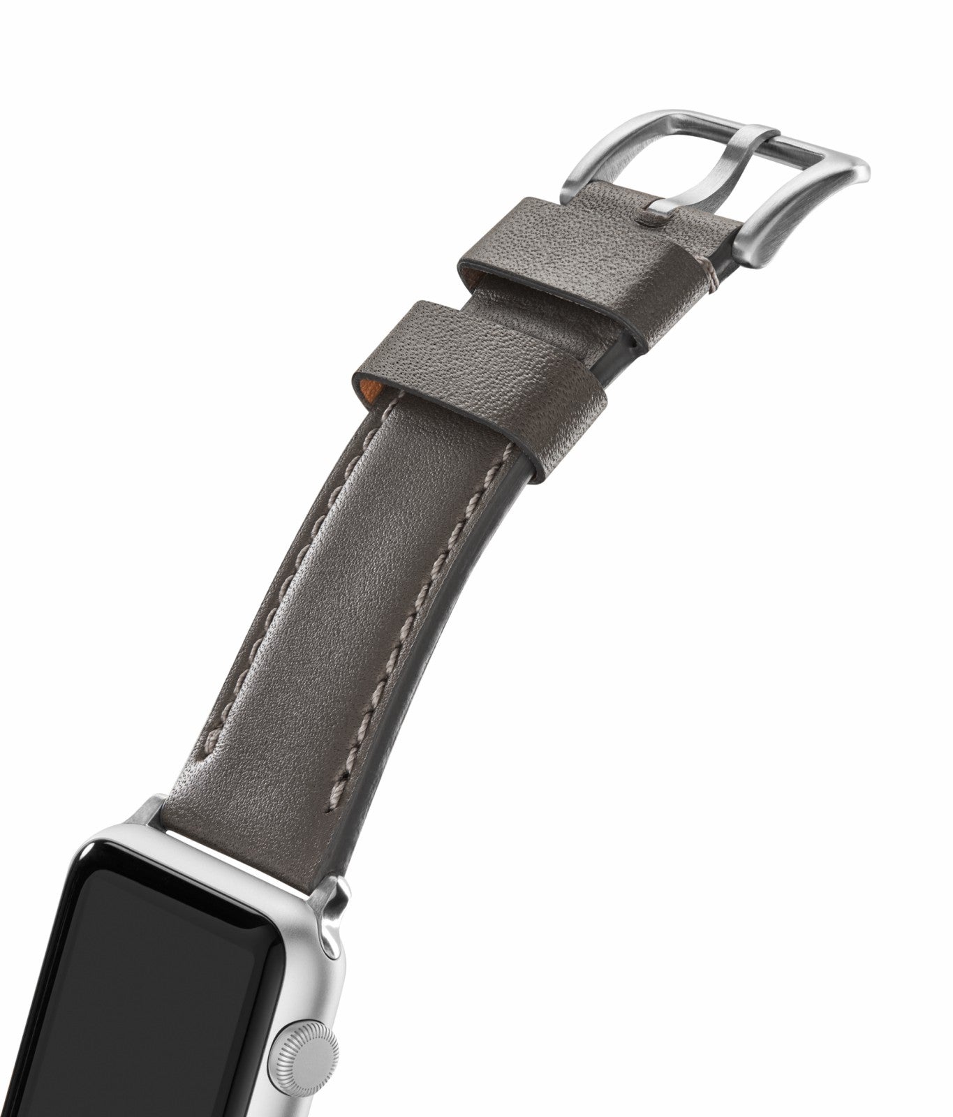Shinola 20mm Heather Gray Leather Apple Watch Strap | Shinola