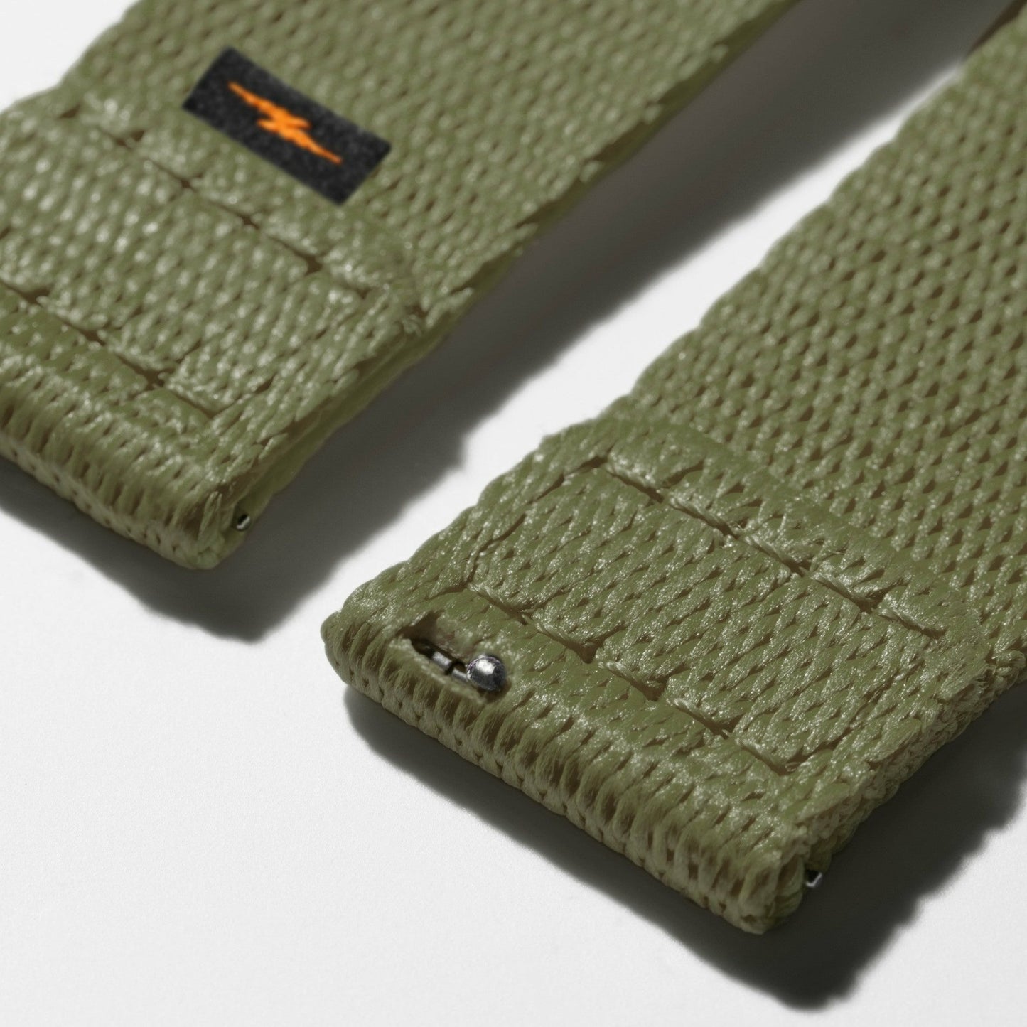 Shinola 20mm Khaki Split Nylon Apple Watch Strap - Khaki