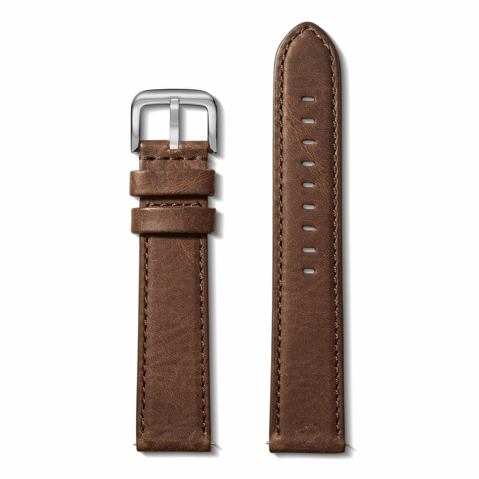 Shinola 22mm British Tan Leather Watch Strap (XL) | Shinola