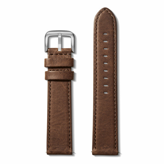 Shinola 22mm British Tan Leather Watch Strap (XL) | Shinola