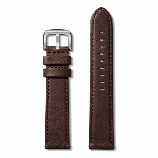 Shinola 22mm Cattail Leather Watch Strap (XL) | Shinola
