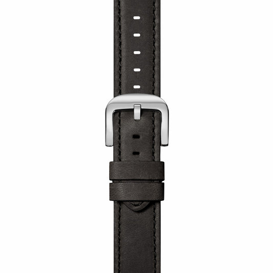 Shinola 22mm Black Leather Watch Strap | Shinola