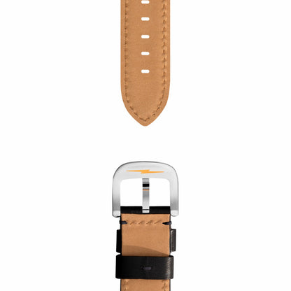 Shinola 22mm Black Leather Watch Strap | Shinola