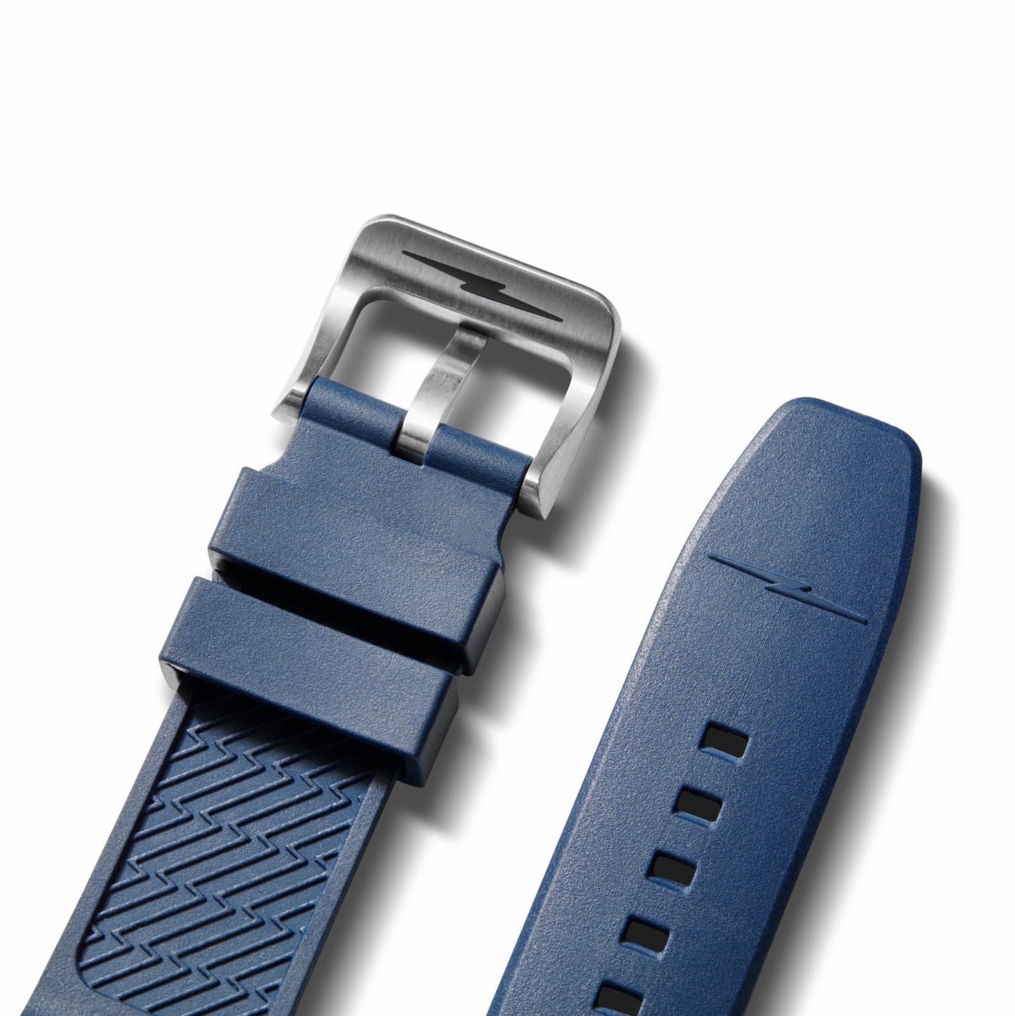 Shinola 22mm Midnight Blue Expandable Dive Rubber Watch Strap | Shinola