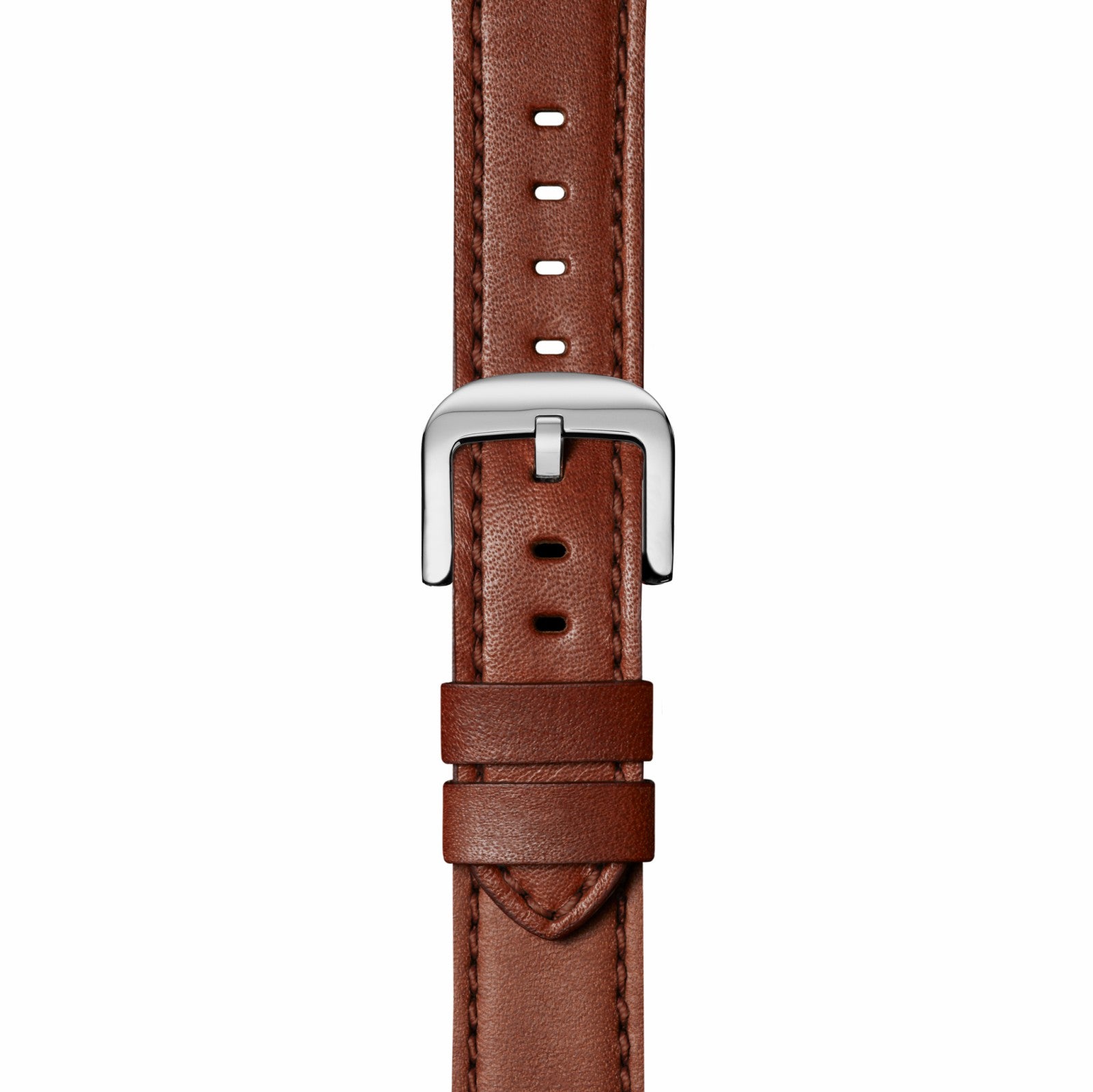 Shinola 22mm Dark Cognac Leather Watch Strap | Shinola