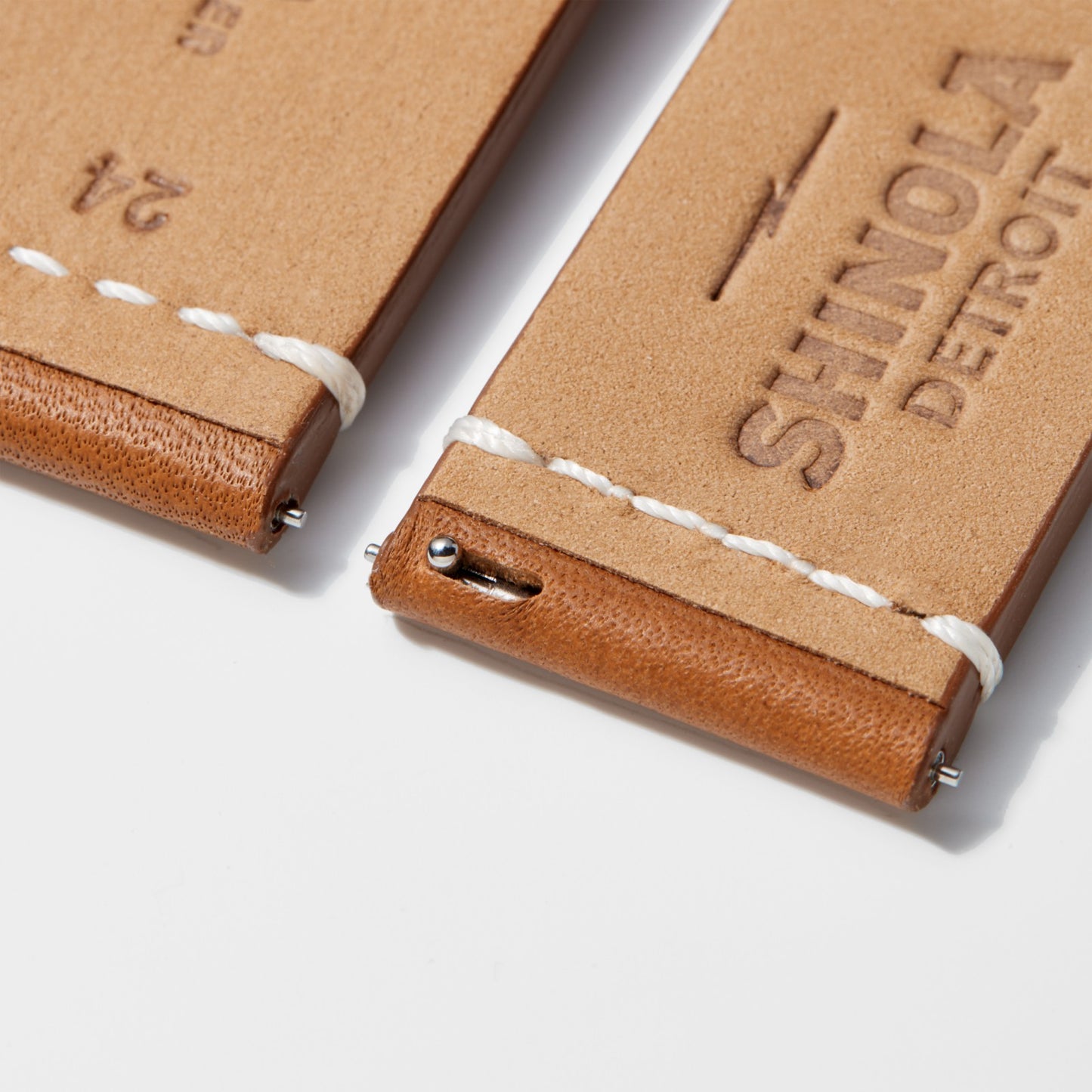 Shinola 24mm Tan Leather Watch Strap | Shinola