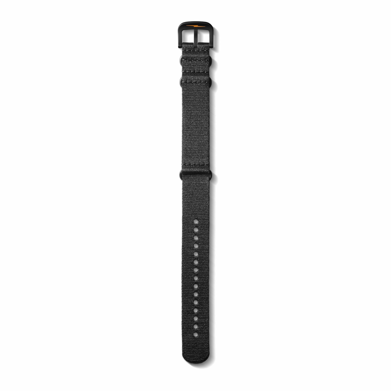 Shinola 24mm Black G10 Nylon Watch Strap - Black