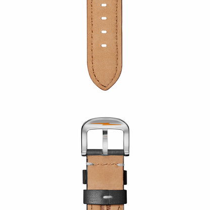 Shinola 24mm Black Leather Watch Strap | Shinola