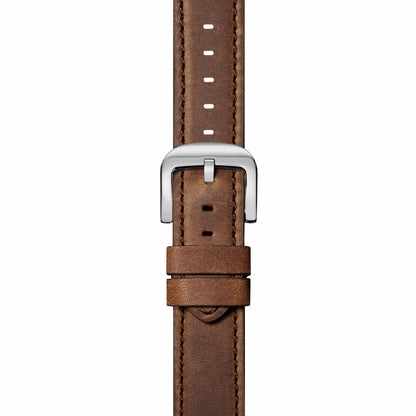Shinola 24mm British Tan Leather Watch Strap (XL) | Shinola