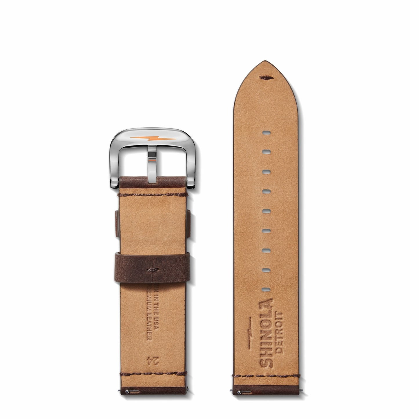 Shinola 24mm Cattail Leather Watch Strap | Shinola