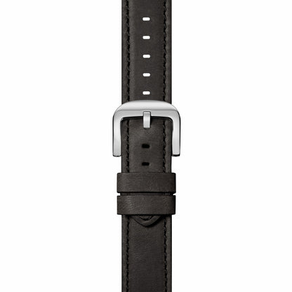 Shinola 24mm Black Leather Watch Strap | Shinola