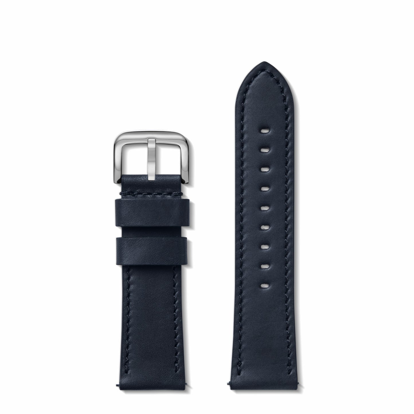Shinola 24mm Navy Leather Watch Strap | Shinola