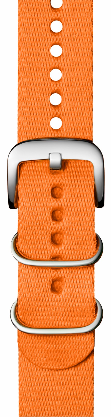 Shinola 24mm Orange G10 Nylon Watch Strap - Orange