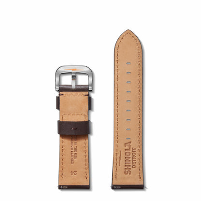 Shinola 24mm Kodiak Leather Watch Strap | Shinola