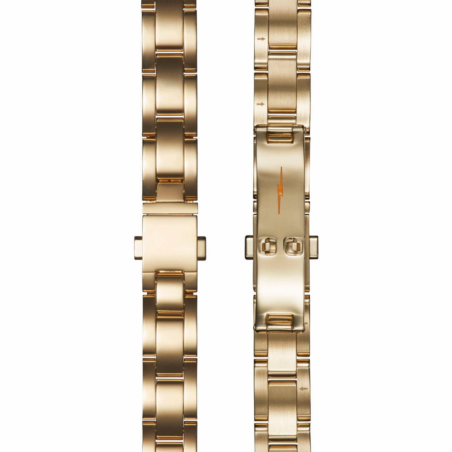 Shinola Bracelet: 14/10, Universal 3Link, Butterfly A, PoPG - Polished PVD Gol