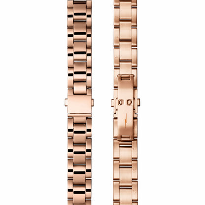Shinola Bracelet: 18/13, Universal 3Link, Fold Over, PoPRG - Polished PVD Rose
