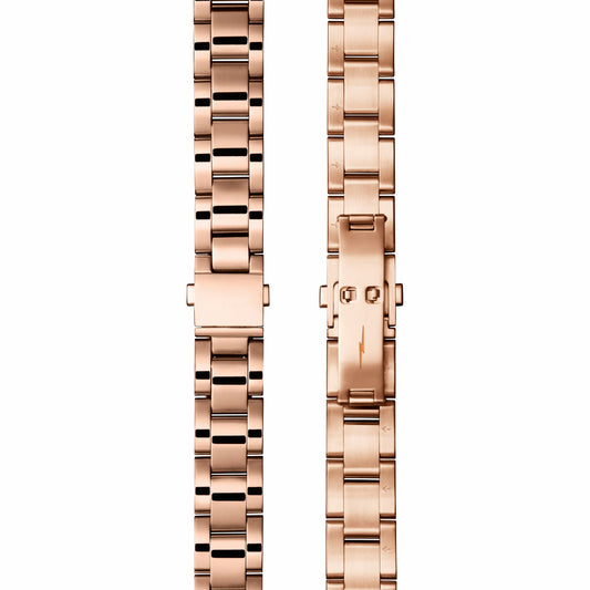 Shinola Bracelet: 18/13, Universal 3Link, Fold Over, PoPRG - Polished PVD Rose