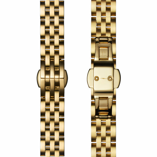 Shinola QR Bracelet: 12/10, Book 5 Link, ButterflyB, PoPG - Polished PVD Gold