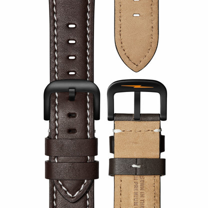 Shinola QR Strap: 22/20 Abilene, CN, RR Classic, SbPBkA - Kodiak