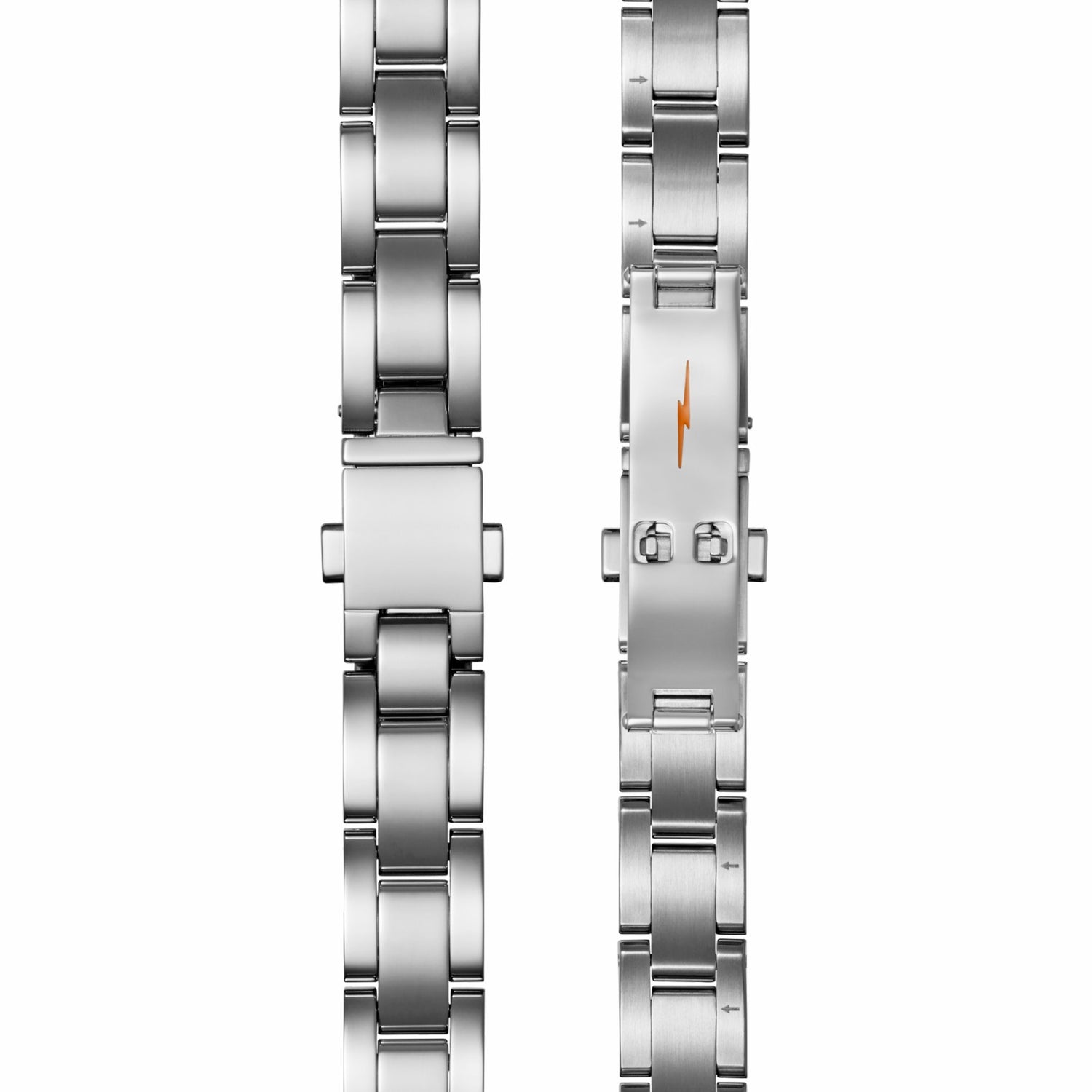 Shinola Bracelet: 14/10, Universal 3Link, Butterfly A, PoSS - Polished Stainle