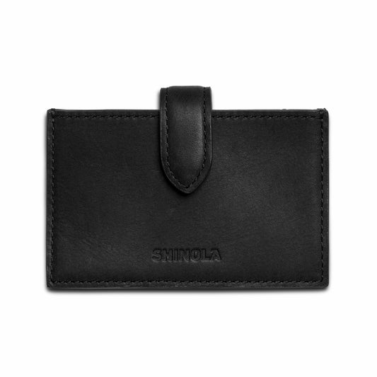 Shinola Accordion Card Case - Black