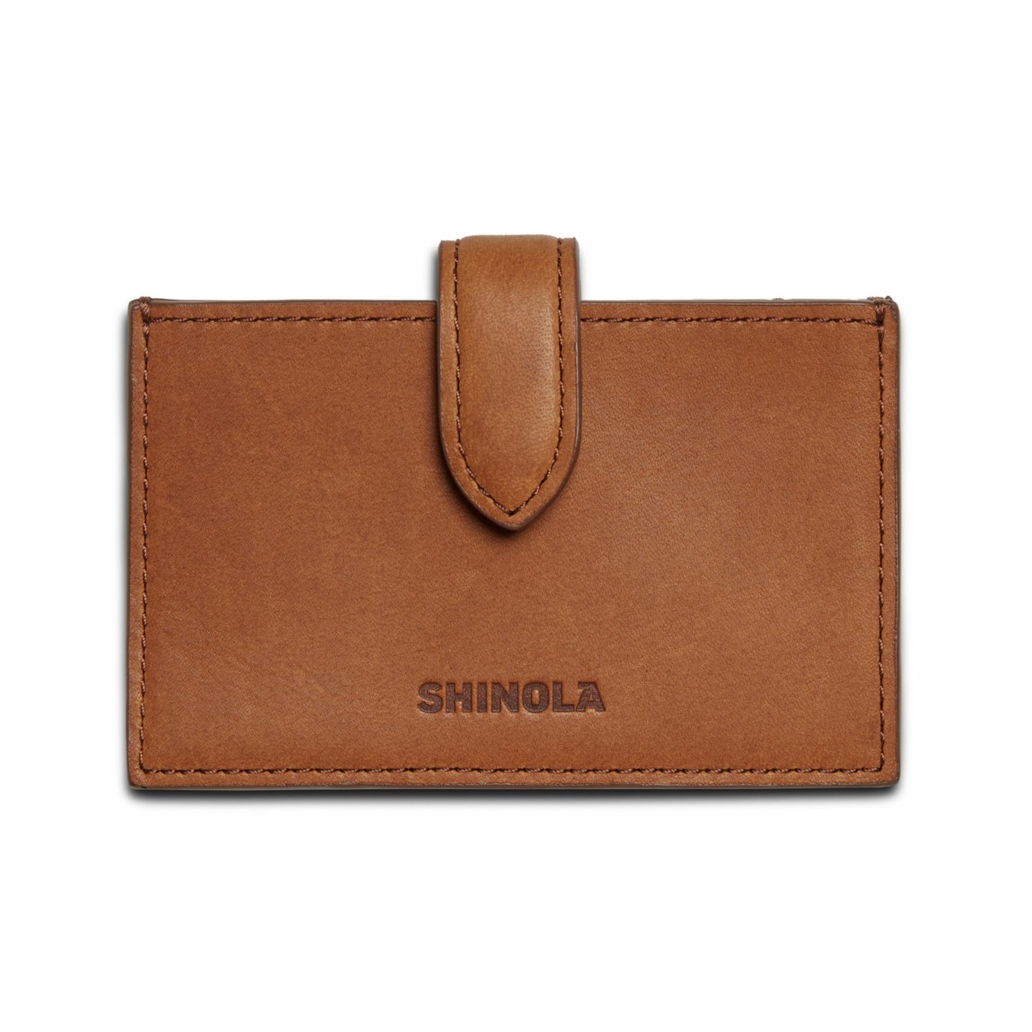 Shinola Accordion Card Case - Tan