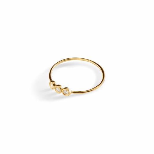 Shinola 3 Diamond Ring