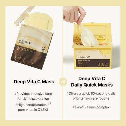 Medicube Deep Vita C Daily Quick Masks