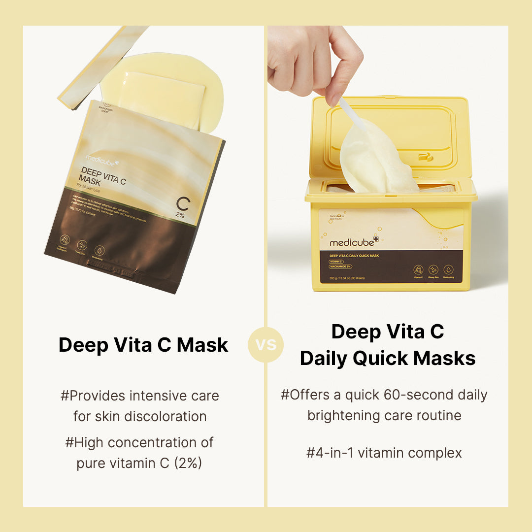 Medicube [Subscr.] Deep Vita C Daily Quick Masks