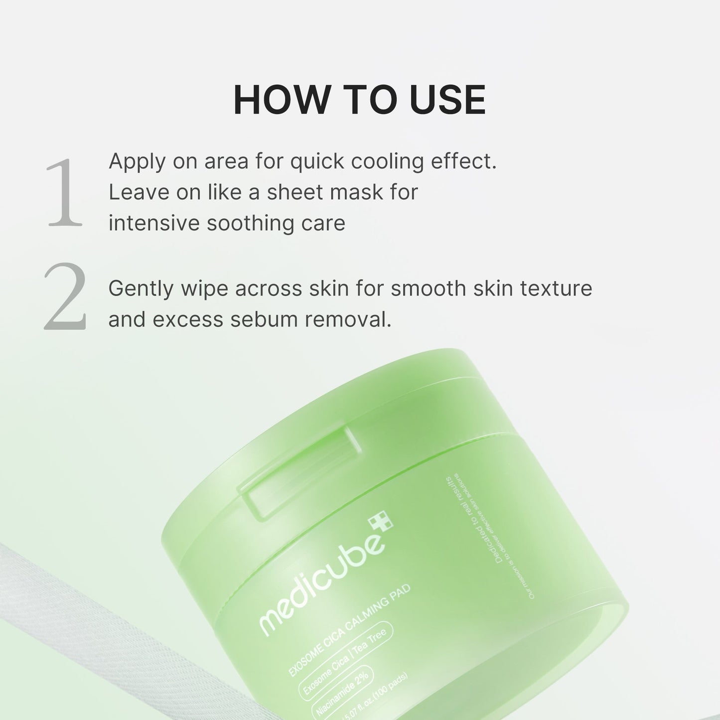 Medicube Exosome Cica Calming Toner Pads