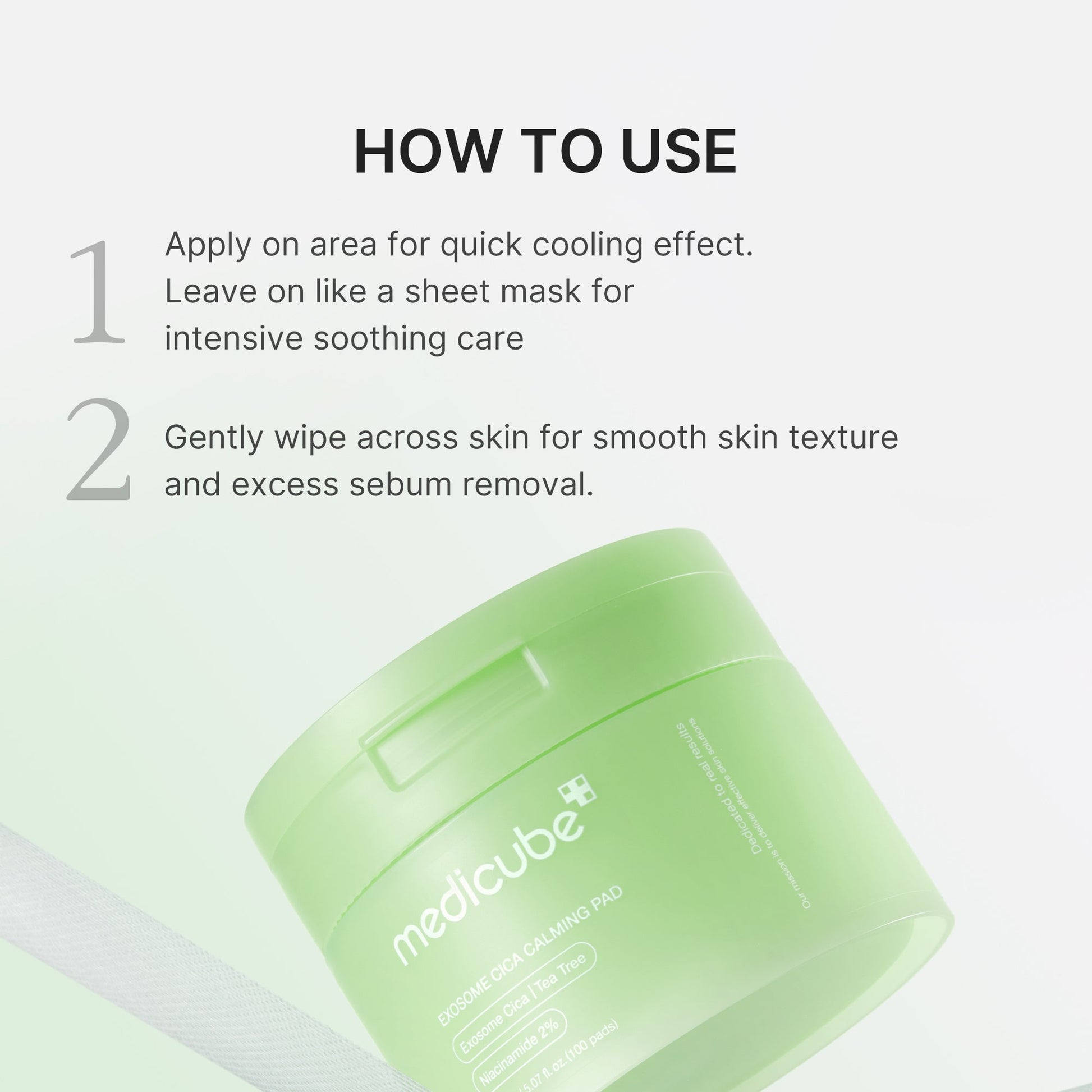 Medicube Exosome Cica Calming Toner Pads