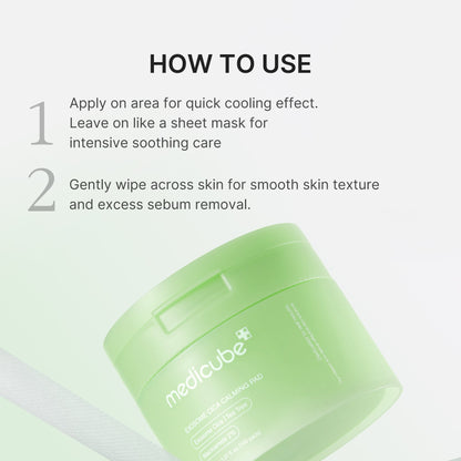 Medicube Exosome Cica Calming Toner Pads