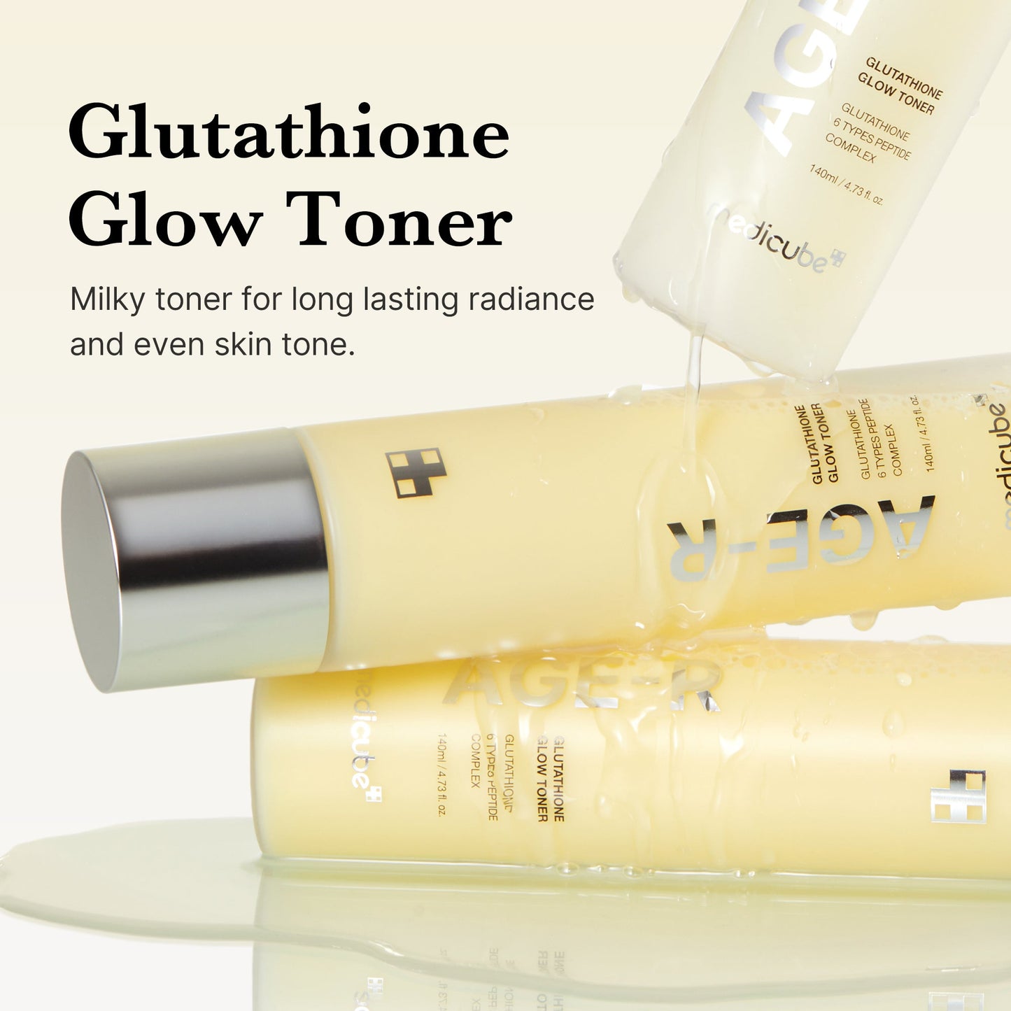 Medicube AGE-R Glutathione Glow Milk Toner