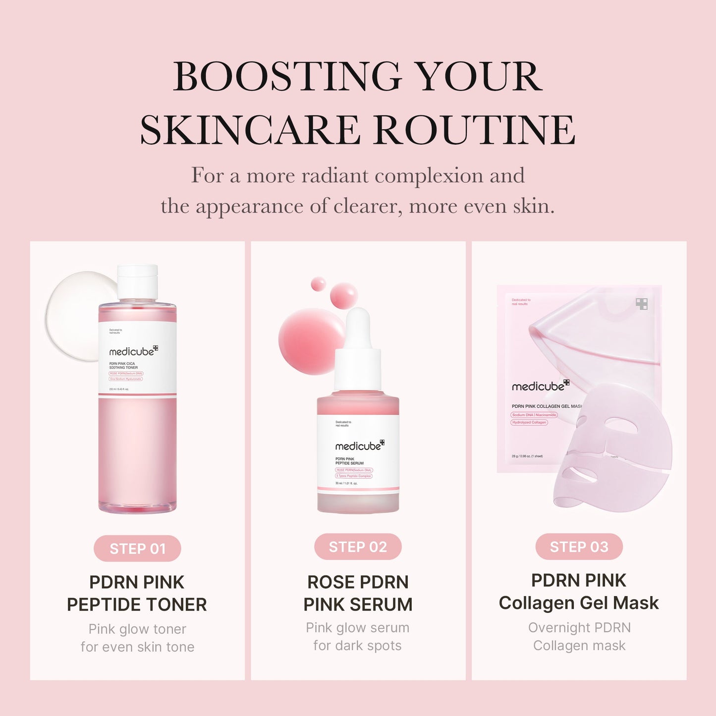 Medicube PDRN Pink Peptide Toner