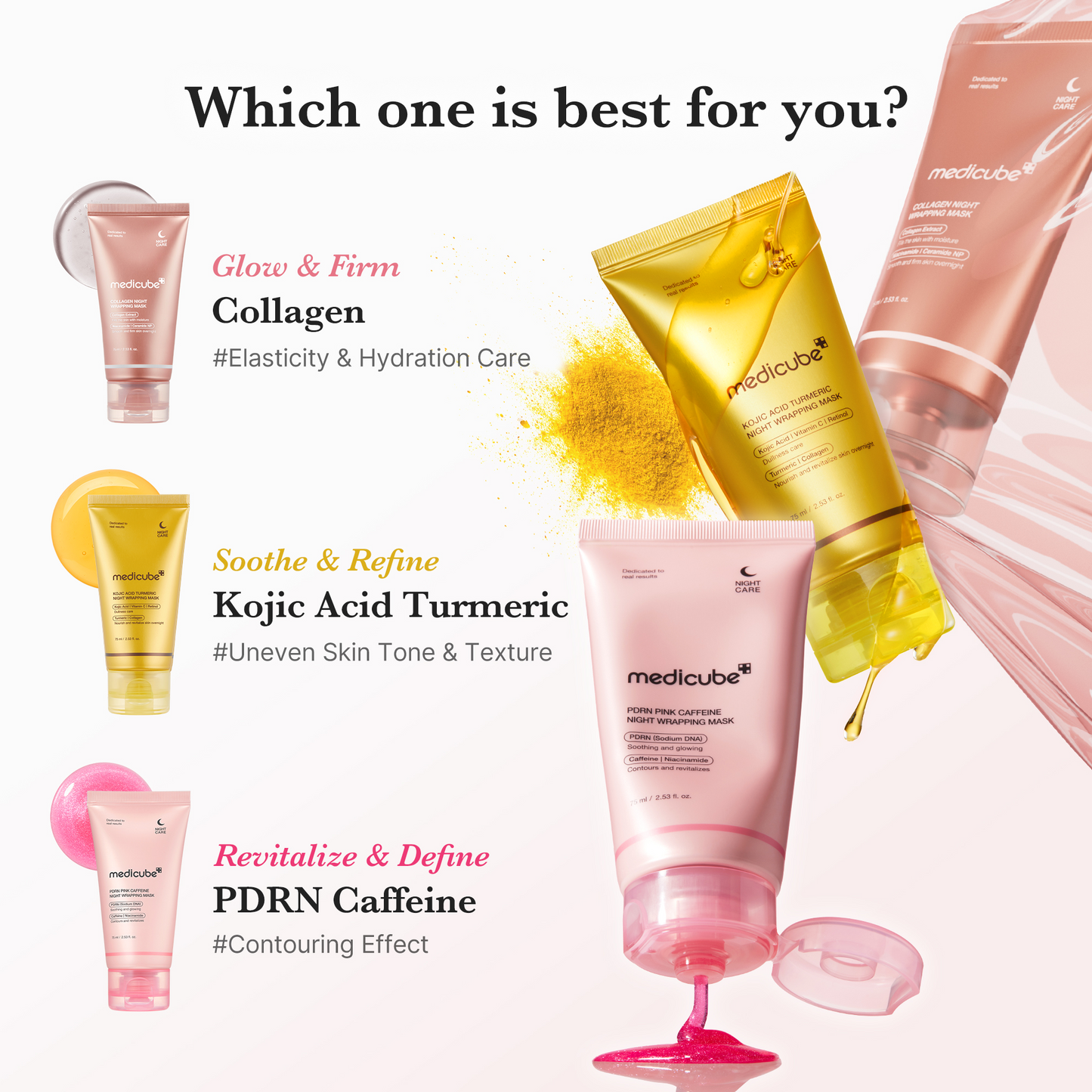 Medicube Kojic Acid Turmeric Overnight Wrapping Mask